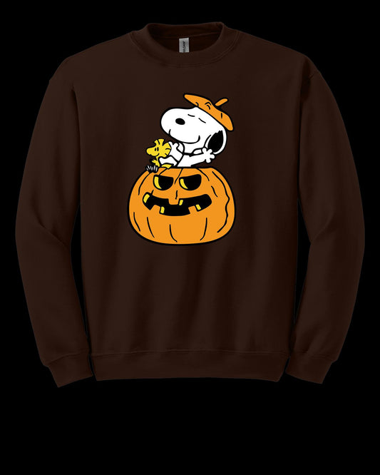 Pumpkin Snoopy Crewneck Sweatshirt