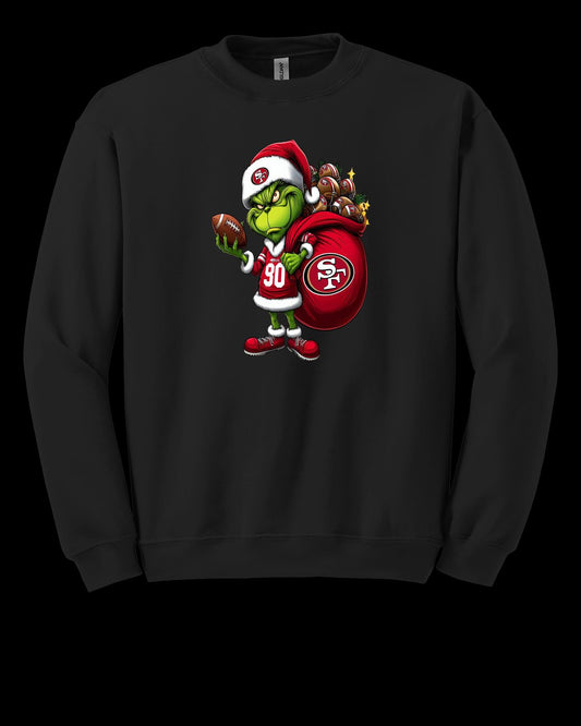 Grinchy San Fransisco Football Sweatshirt