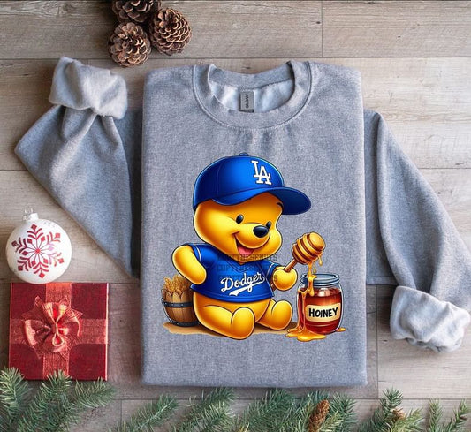 Poo Bear LA Dodgers In Honey