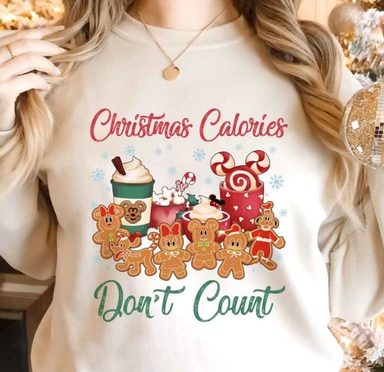 Chrismas Calories Crewneck Sweatshirt